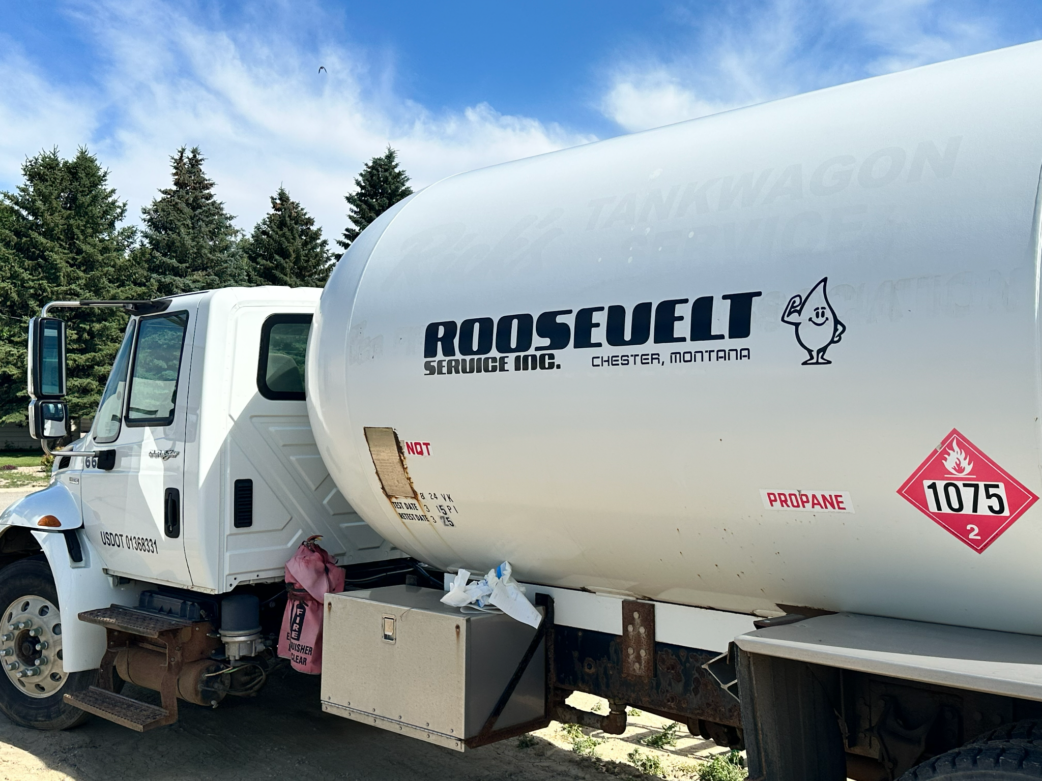 Roosevelt propane delivery service